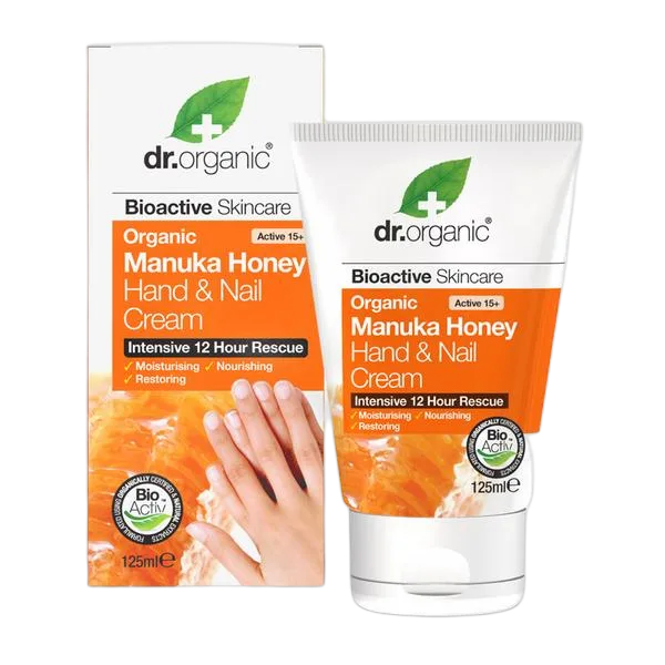 Dr Organic Manuka Honey Hand & Nail Cream 125ml