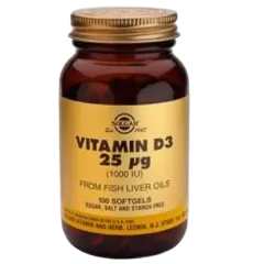 Solgar Vit D3 1000iu 100softgels