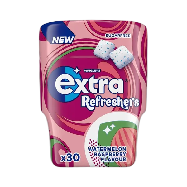 Wrigleys Sf Extra Refreshers Watermelon R/Berry Flavour Gum 30’S 67g