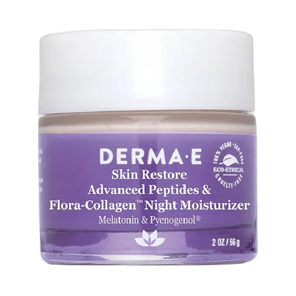 Derma E Advanced Peptides & Flora Collagen Night Moisturizer 2oz/56g
