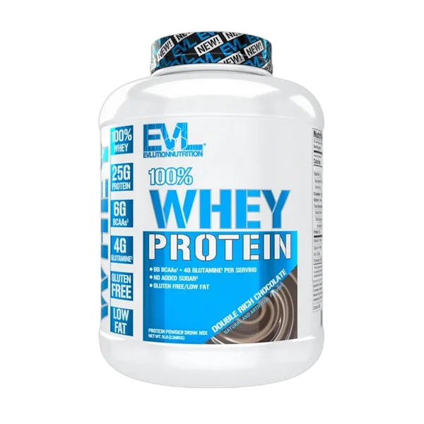 Evl 100% Whey Protein Double Rich Chocolate (5lb) 2.268kg