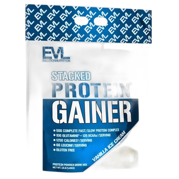 Evl Stacked Protein Gainer Vanilla Ice Cream (12lb) 5.44kg