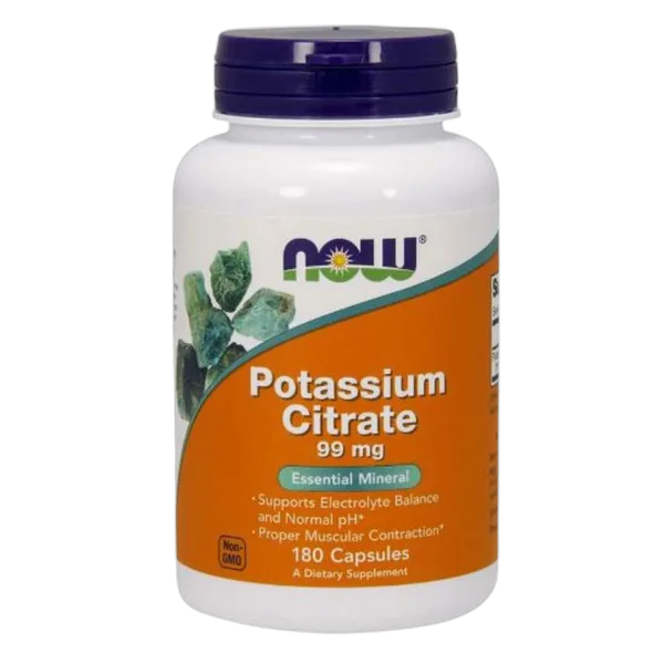 Now Potassium Citrate 99mg Vcaps 180'S