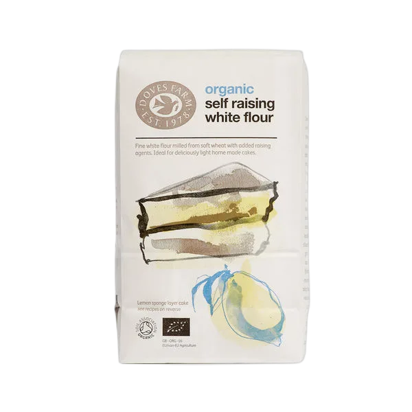 Doves Org Self Raising White Flour 1kg