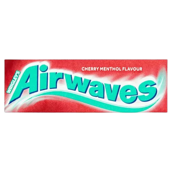 Wrigleys Airwaves Cherry Menthol Chewing Gum 10’S 14g