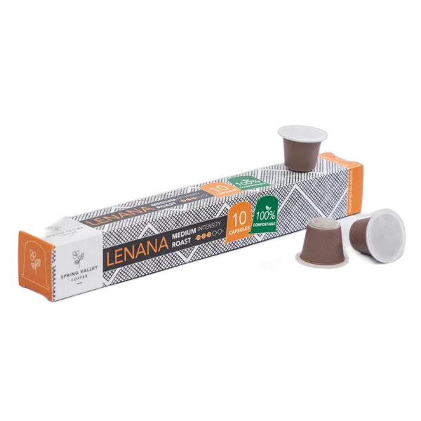Spring Valley Coffee Lenana – Medium Intensity Roast Caps 10