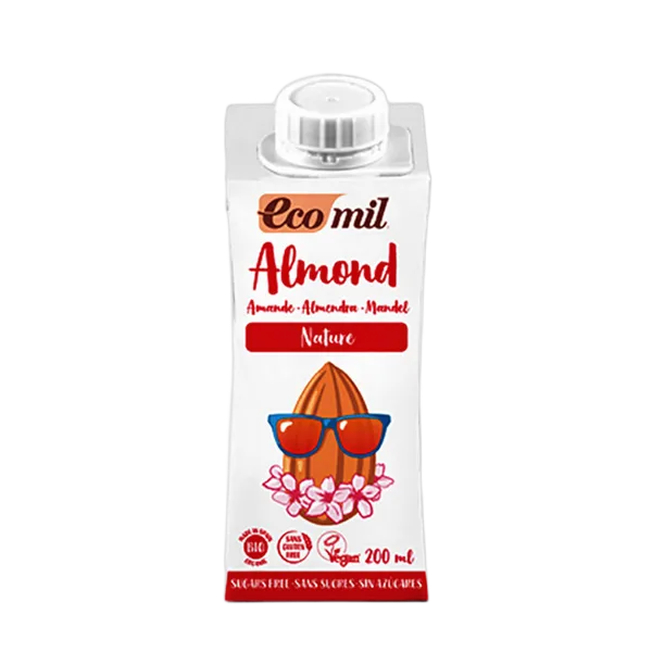 Ecomil Almond Nature S/Free 200ml