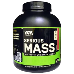 Optimum Nutrition Serious Mass Strawberry Nas (6lb) 2.73kg