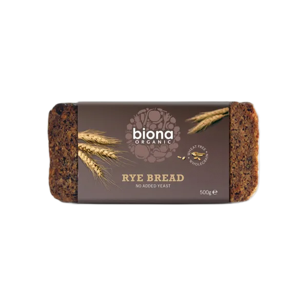 Biona Org Rye Bread 500gm