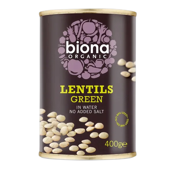 Biona Org Lentils Green 400g