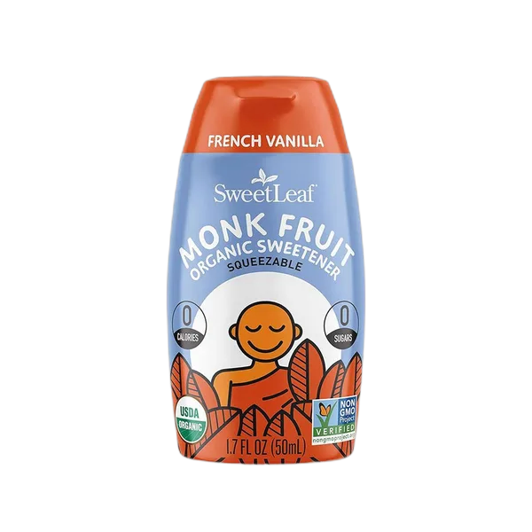 Sweetleaf Org Monk Fruit French Van Sweet Drops 50ml #Mf50-Fv