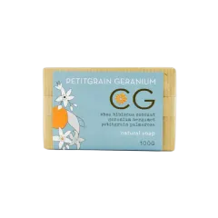 Cinnabar Natural Soap Petitgrain/Geranium 100gm