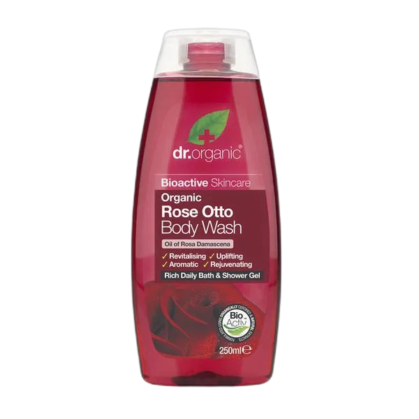 Dr Organic Rose Otto Body Wash 250ml