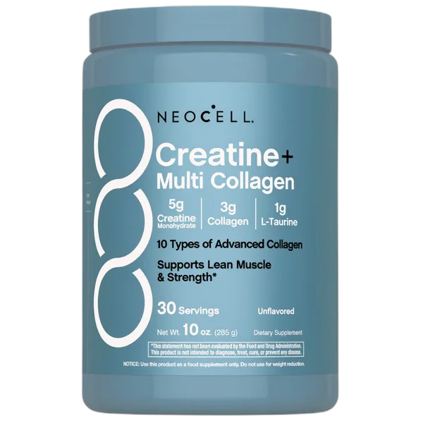 Neocell Creatine + Multi Collagen Bio-Peptides Unflavored Protein 30svs 285g
