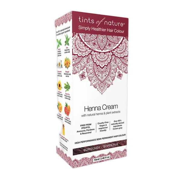 Tints Henna Cream - Tints Henna Cream Burgundy 70ml
