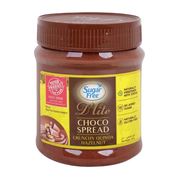 D’Lite Sf Choco Spread Crunchy Quinoa Hazelnut 300g