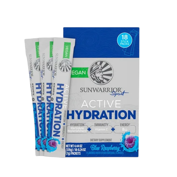 Sunwarrior Active Hydration Blue R/Berry (18packs) 126g