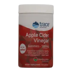 Trace Minerals Apple Cider Vinegar Gummies 500 Mg Strawberry Melon 60s
