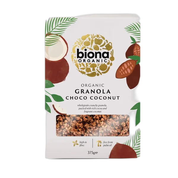Biona Org Granola Choco Coconut 375g #Wm18380