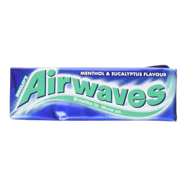 Wrigleys Airwaves Menthol & Eucalyptus Chewing Gum 10'S 14g