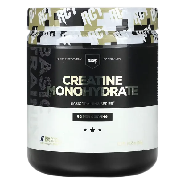 Redcon 1 Creatine Monohydrate Unflavored Powder 60svs 300g
