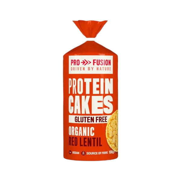 Profusion Org Gf Red Lentil Protein Cakes 100g