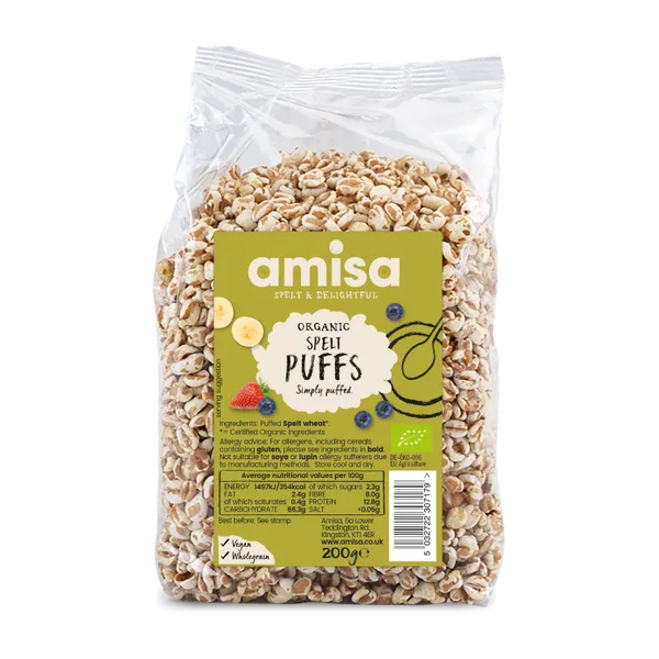 Amisa Org Spelt Puffs 200gm