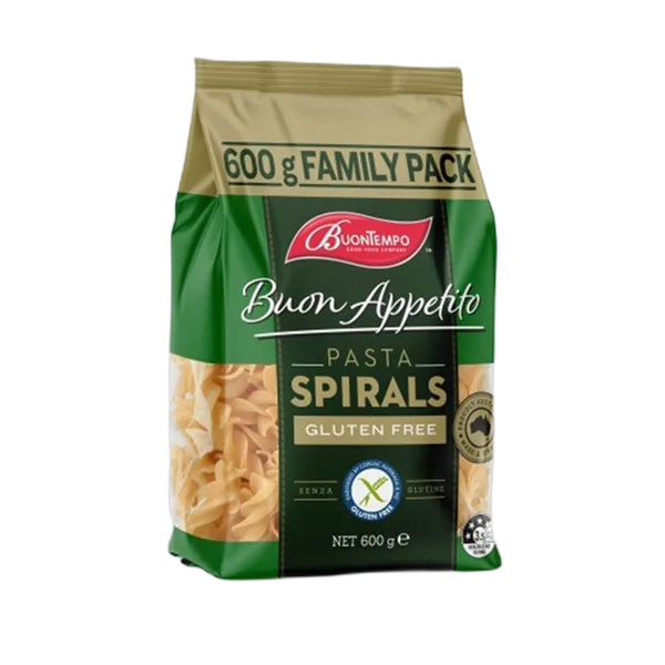 Buontempo Gf Pasta Spirals 600g Vpack