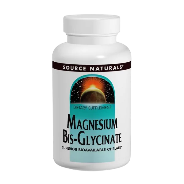 Source Naturals Magnesium Bis-Glycinate 60tabs