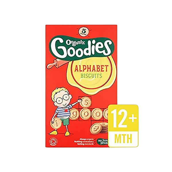 Organix Goodies Alphabet Biscuits 5x25g