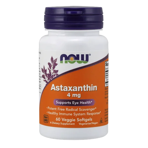 Now Astaxanthin 4mg 60softgels