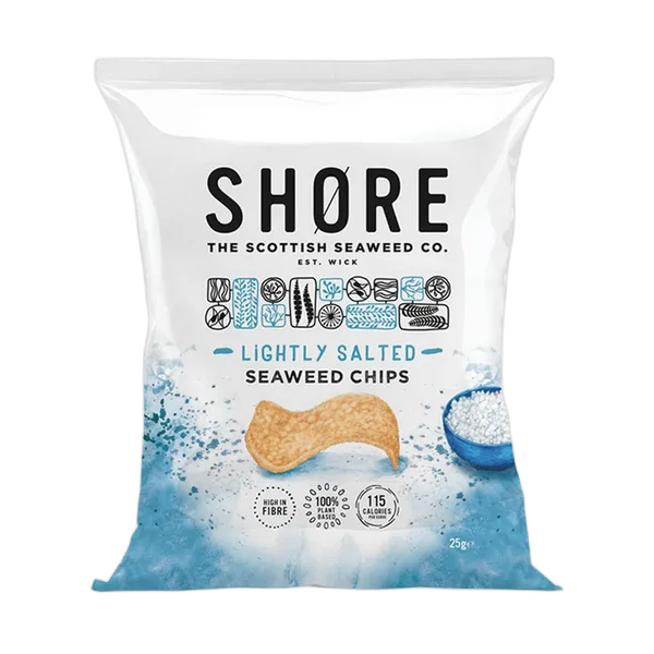 Shore Lightly Salted Seaweed Chips 25g