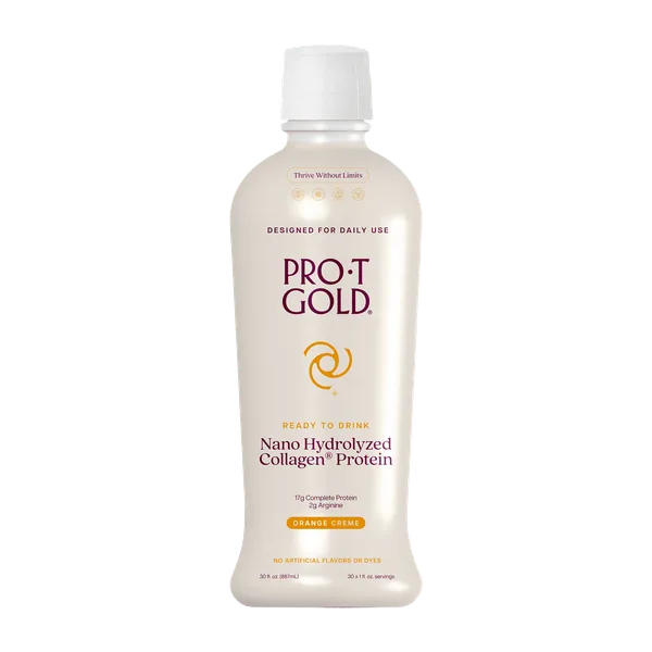 Prot Gold Sf Hydrolyzed Liq Collagen Protein Orange CrëMe Flavor 887ml