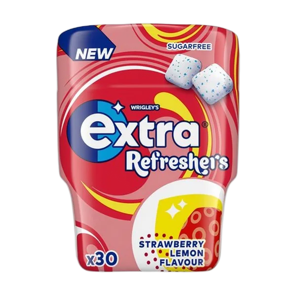 Wrigleys Extra Refreshers Strawberry Lemon Flavor Gums 30'S 67g  #53114
