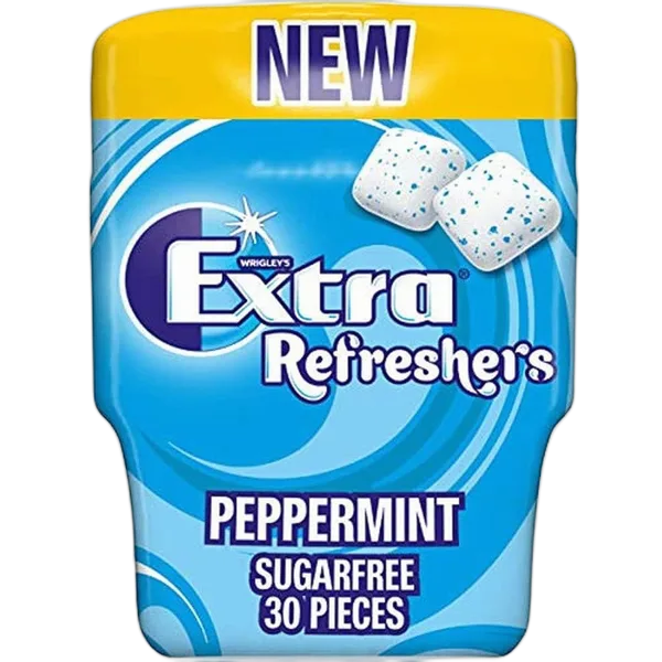 Wrigleys Sf Extra Refreshers Peppermint Flavour Gum 67g #907000