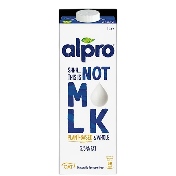 Alpro Oat Plant – Based & Whole 1ltr #80006161