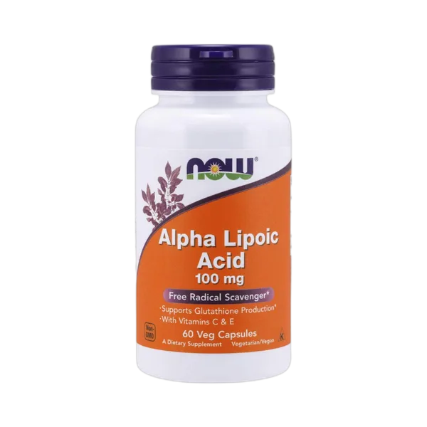 Now Alpha Lipoic Acid 100mg 60vcaps