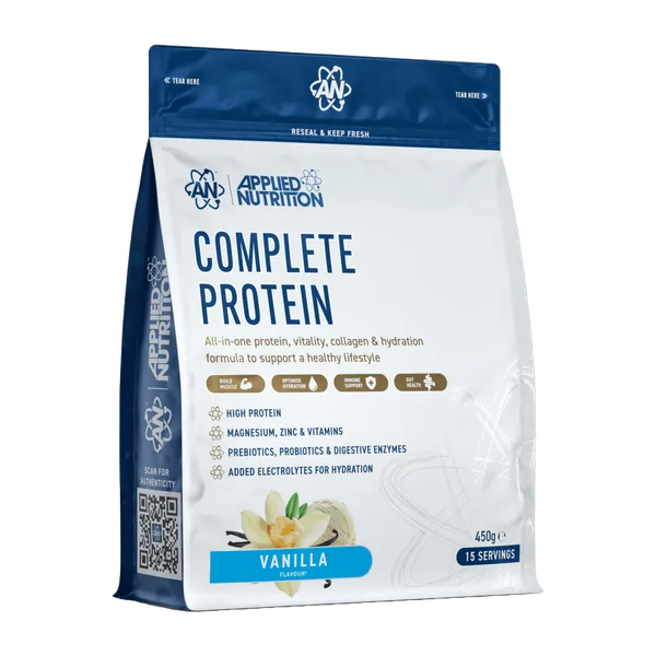 Applied Nutrition Complete Protein Vanilla Powder 15svs/450g
