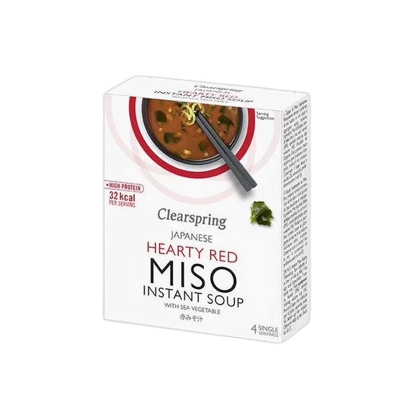 Clearspring Organic Miso Soup Red Sea Vegetables 4x10g