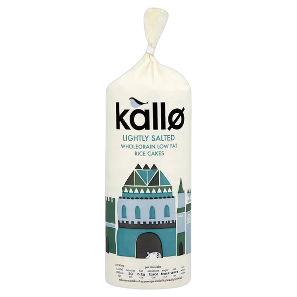 Kallo Low Fat Low Salt Rice Cakes 130g