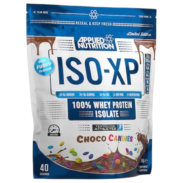 Applied Nutrition Gf Iso-Xp 100% Whey Protein Choco Candies 40s 1kg