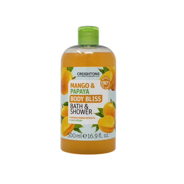 Creightons Mango & Papaya Body Bliss Bath & Shower (16.9oz) 500ml
