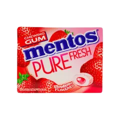 Mentos S/Free Strawberry Flavoured Chewing Gum 8's 14g#Wb