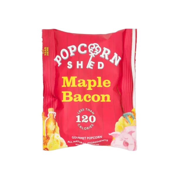 Popcorn Shed Gf Maple Bacon Pack 24g