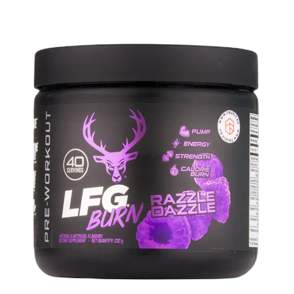 Bucked Up Lfg Burn Pre-Workout Purple Blue R/Berry (40svs) 232g