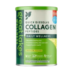 Glw Lemon & Lime Daily Wellness Quick Dissolve Collagen Peptides 283g
