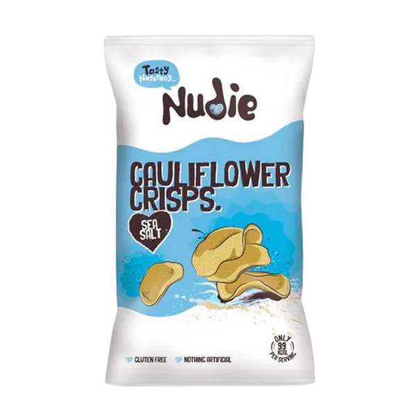 Nudie Gf Cauliflower S/Salt Crips 80g