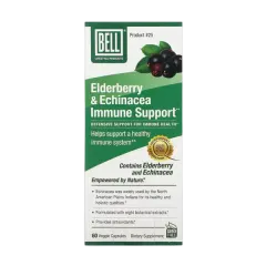 Bell Elderberry & Echinacea Immune Support 60vcaps