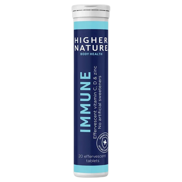 Higher N Immune Effervescent Vitamin C,D & Zinc 20s