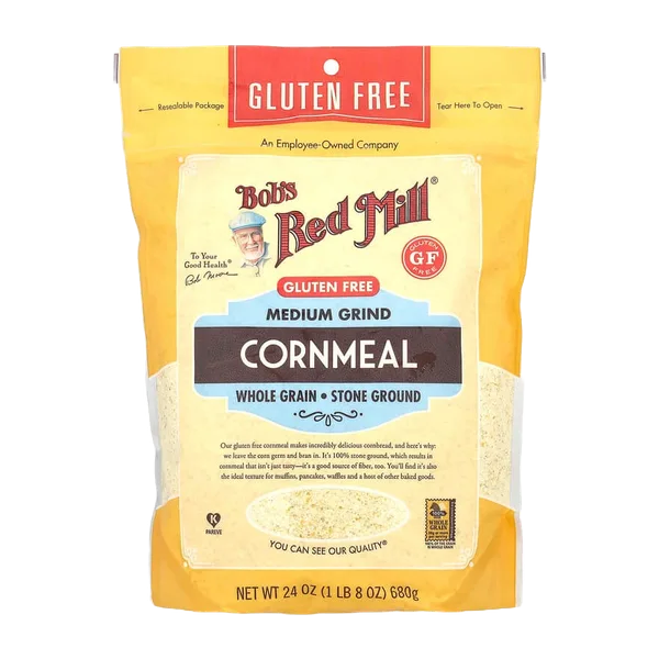 Bobs Rm Gf Cornmeal Medium 680gm
